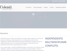 Tablet Screenshot of colenci.com.br